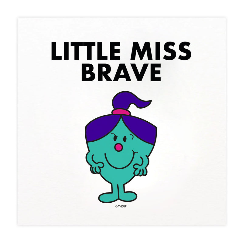 Little Miss Brave Art Print