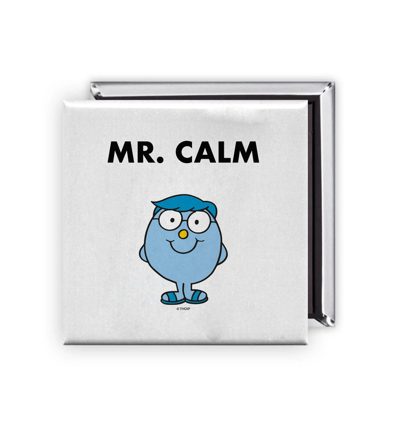 Mr. Calm Square Magnet