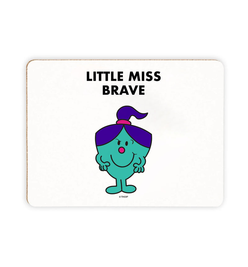 Little Miss Brave Cork Placemat