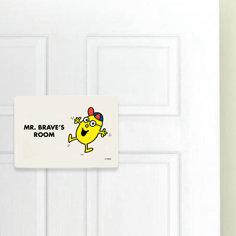 Mr. Brave Door Plaque
