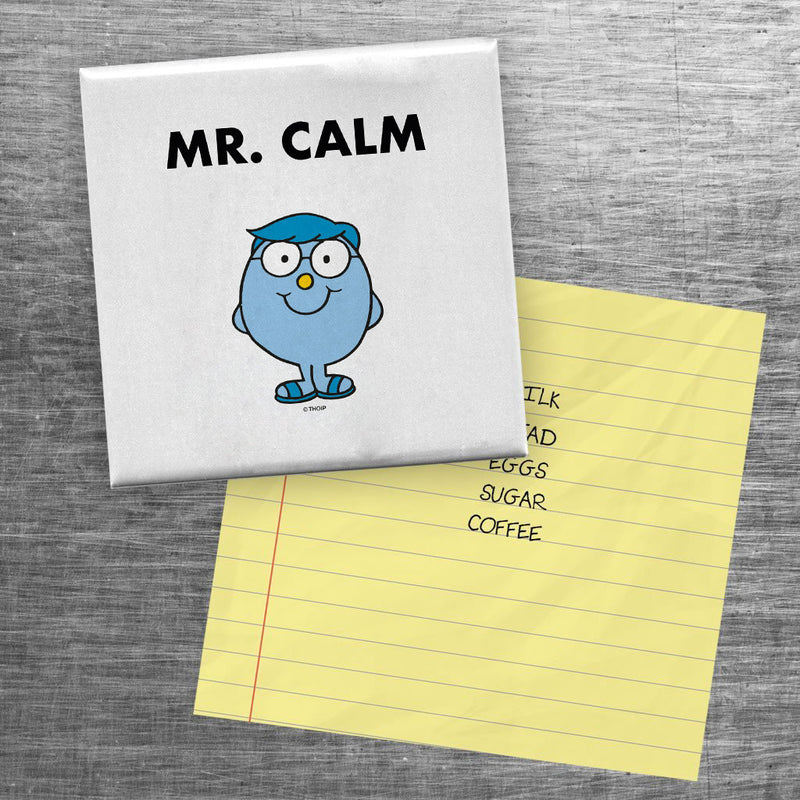 Mr. Calm Square Magnet