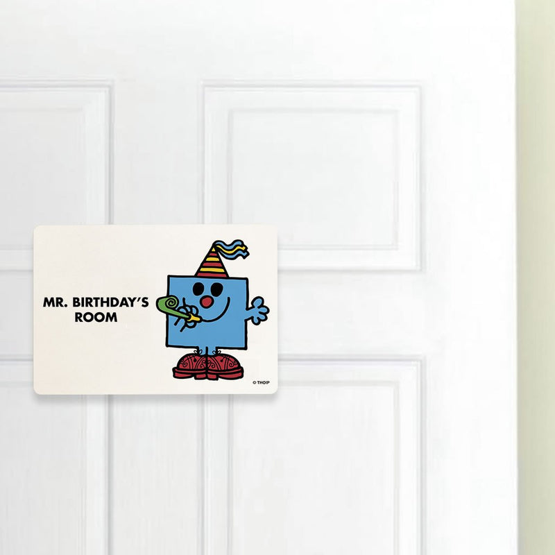 Mr. Birthday Door Plaque (Lifestyle)