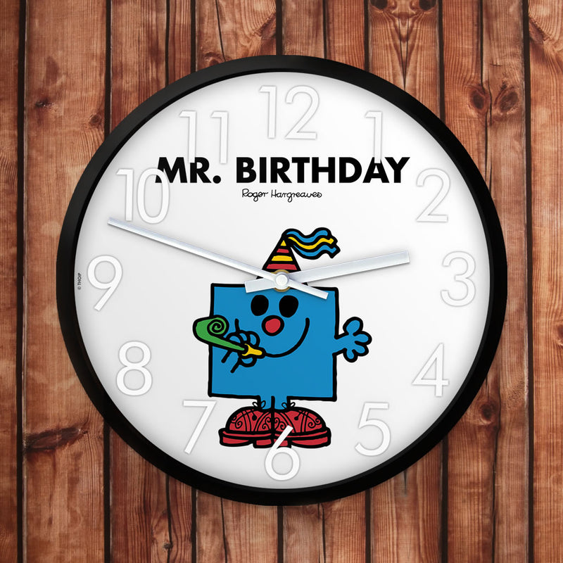 Mr. Birthday Personalised Clock (Lifestyle)