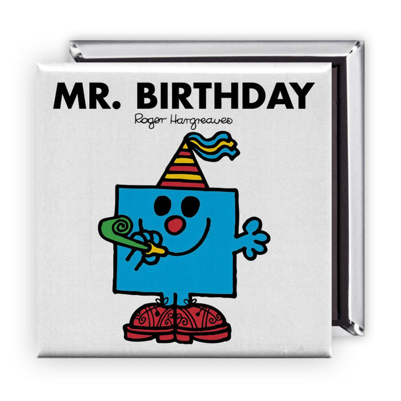 Mr. Birthday Square Magnet