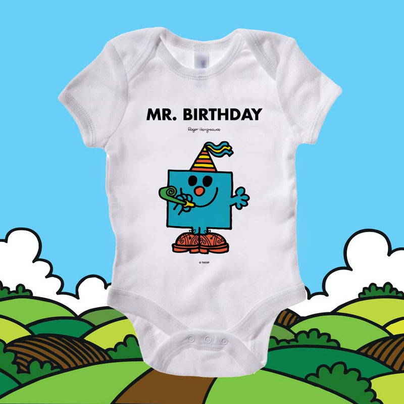 Mr Birthday Baby Grow