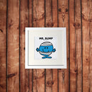 Mr. Bump White Framed Print (Lifestyle)