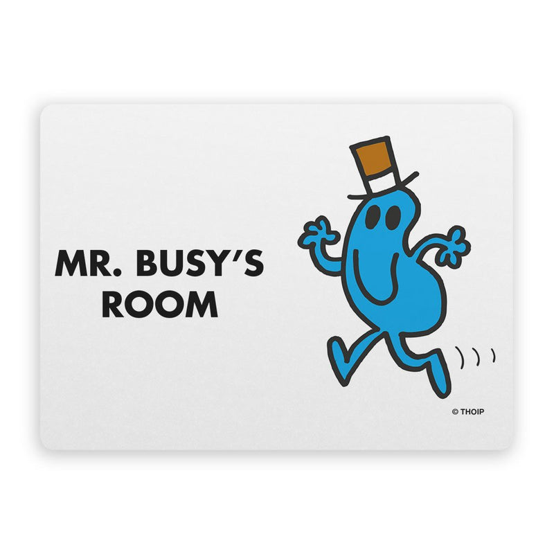 Mr. Busy Door Plaque