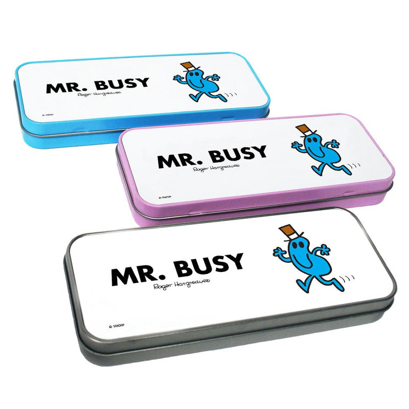 Mr. Busy Pencil Case Tin