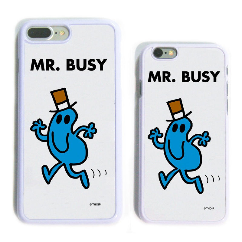 Mr. Busy White Phone Case