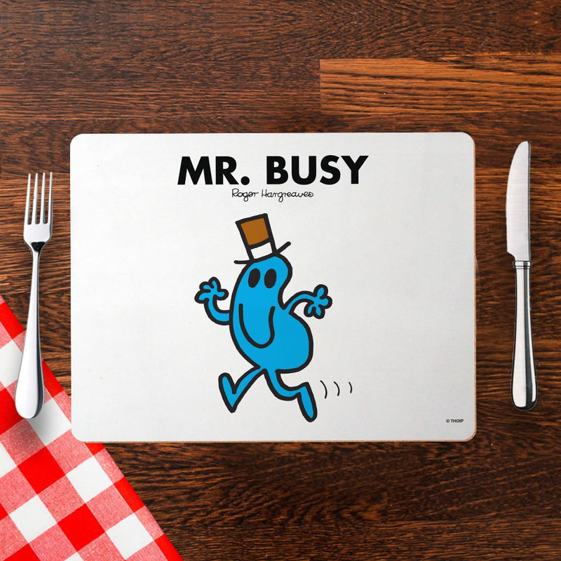 Mr. Busy Cork Placemat (Lifestyle)