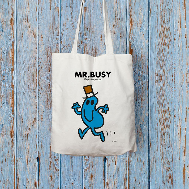 Mr. Busy Long Handled Tote Bag (Lifestyle)