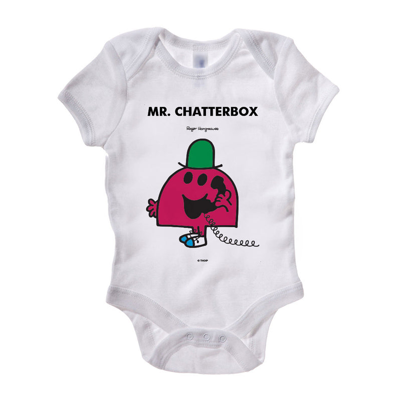 Mr Chatterbox Baby Grow