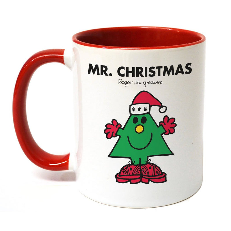 Mr. Christmas Large Porcelain Colour Handle Mug