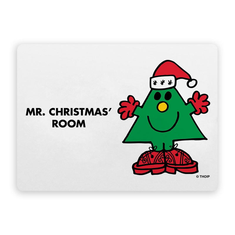 Mr. Christmas Door Plaque