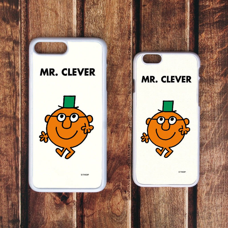 Mr. Clever White Phone Case (Lifestyle)