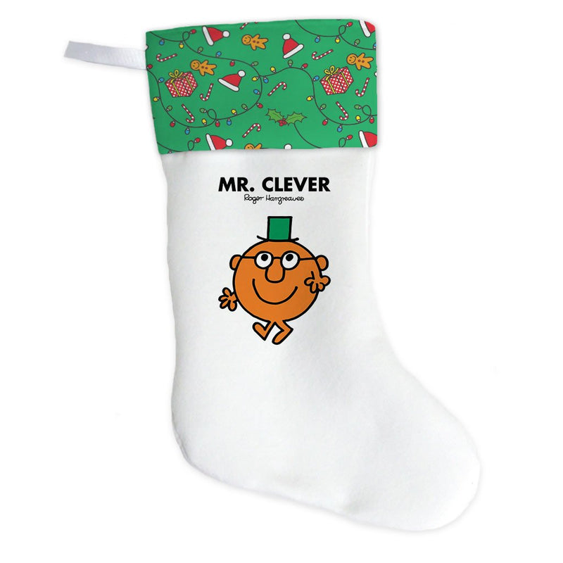 Mr. Clever Christmas Stocking (Front)