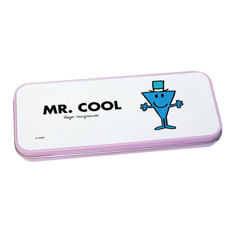Mr. Cool Pencil Case Tin (Pink)