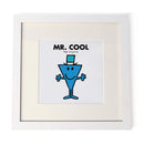 Mr. Cool White Framed Print