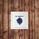 Mr. Forgetful White Framed Print (Lifestyle)