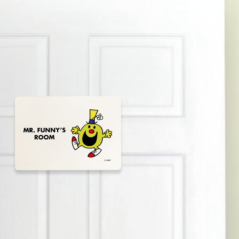 Mr. Funny Door Plaque (Lifestyle)