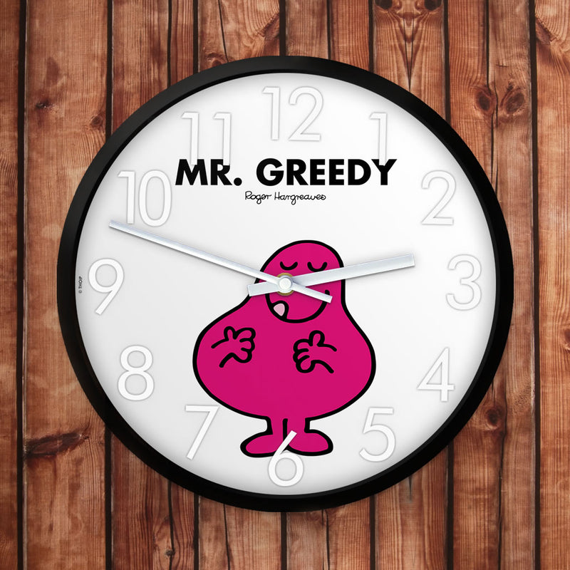 Mr. Greedy Personalised Clock (Lifestyle)