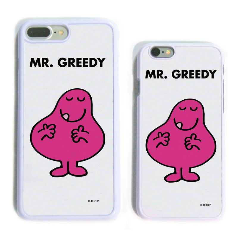 Mr. Greedy White Phone Case