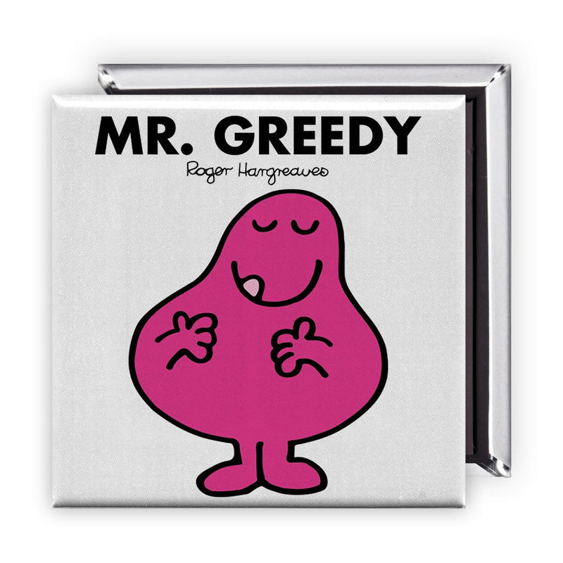 Mr. Greedy Square Magnet