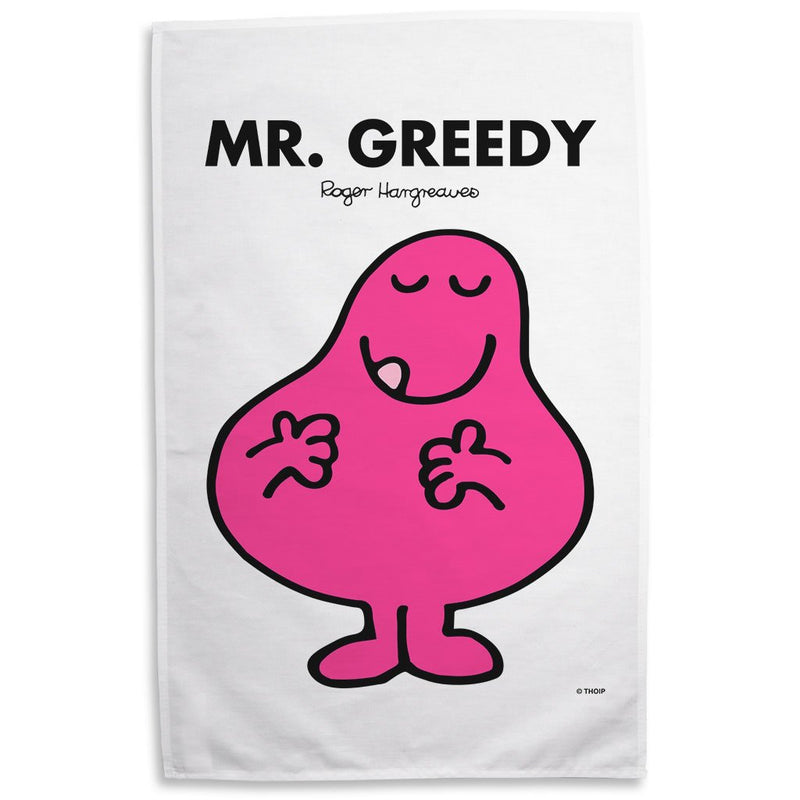 Mr. Greedy Tea Towel
