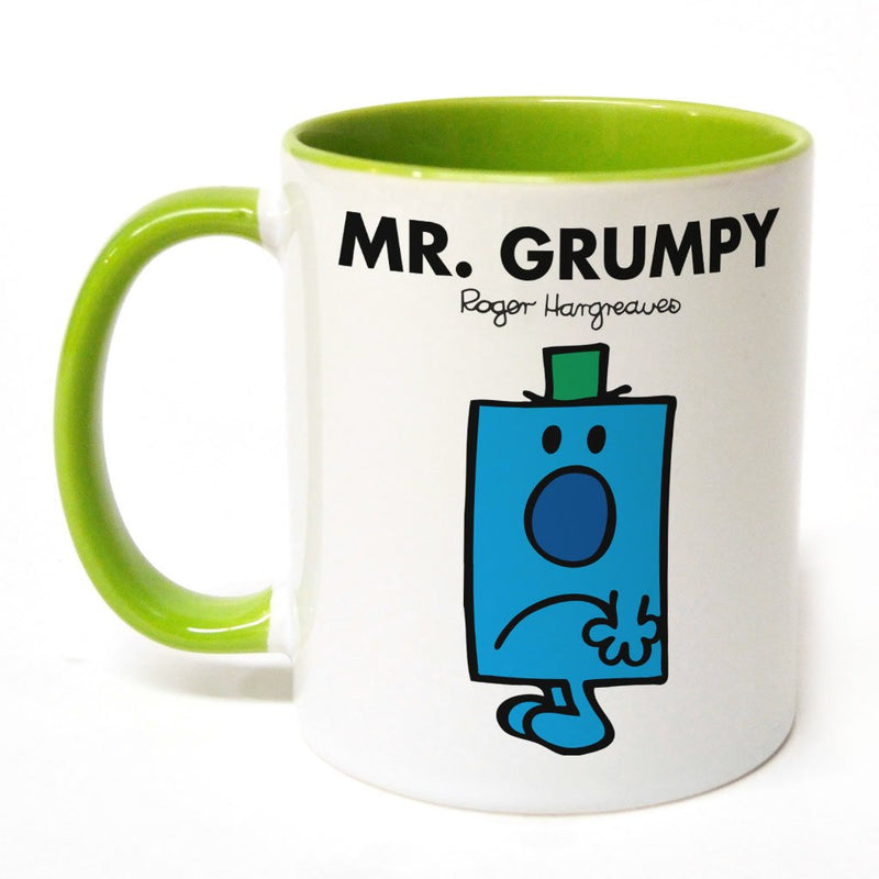 Mr. Grumpy Large Porcelain Colour Handle Mug
