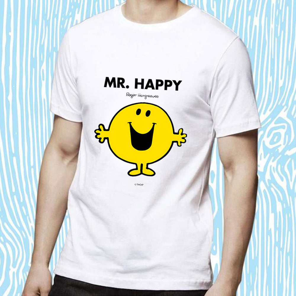 Mr. Happy T-Shirt - Vintage-Style Print with Lasting Colour