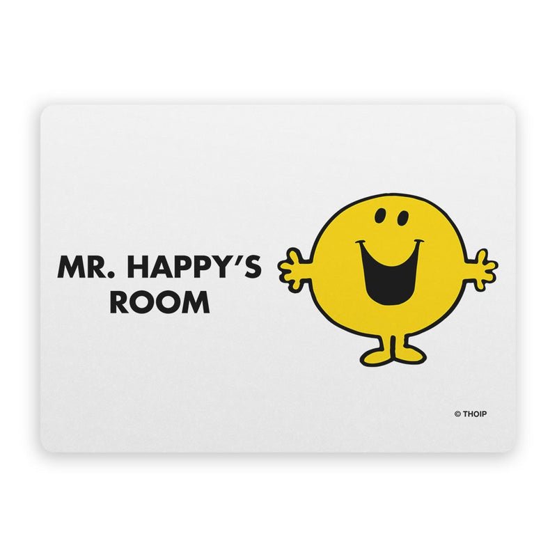 Mr. Happy Door Plaque