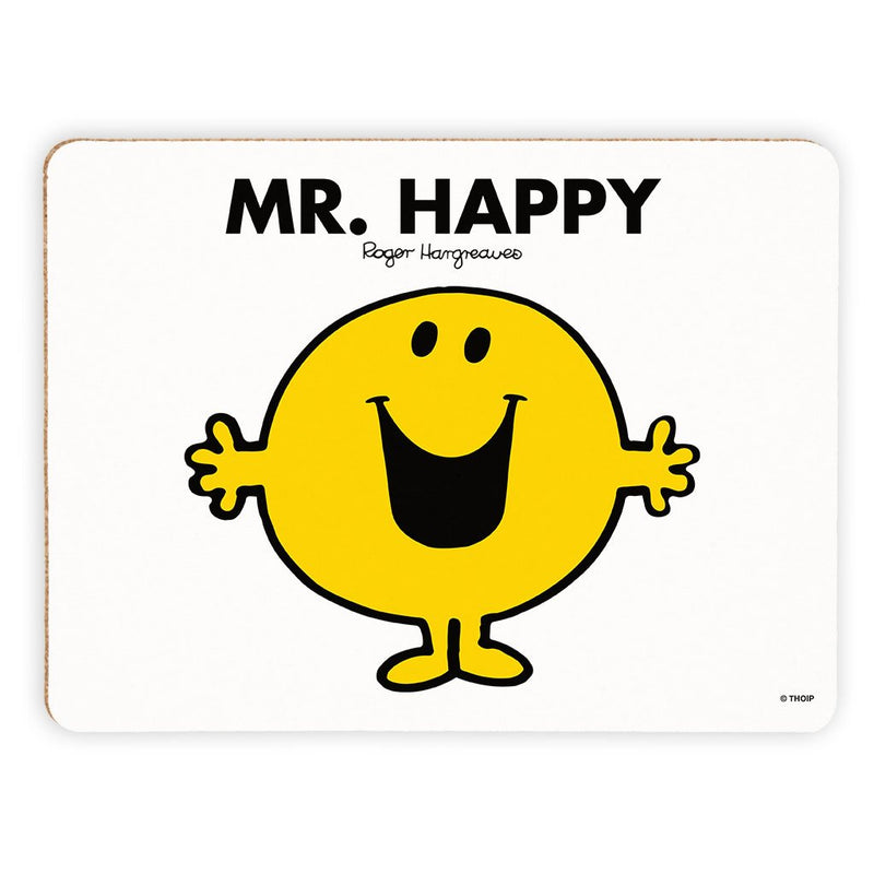 Mr. Happy Cork Placemat