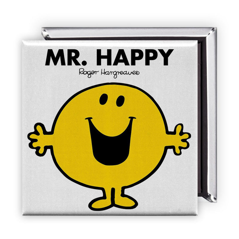 Mr. Happy Square Magnet