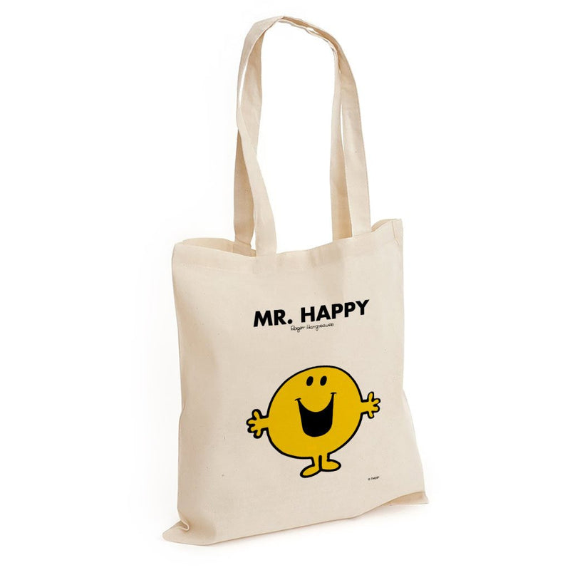 Mr. Happy Long Handled Tote Bag