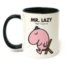 Mr. Lazy Large Porcelain Colour Handle Mug