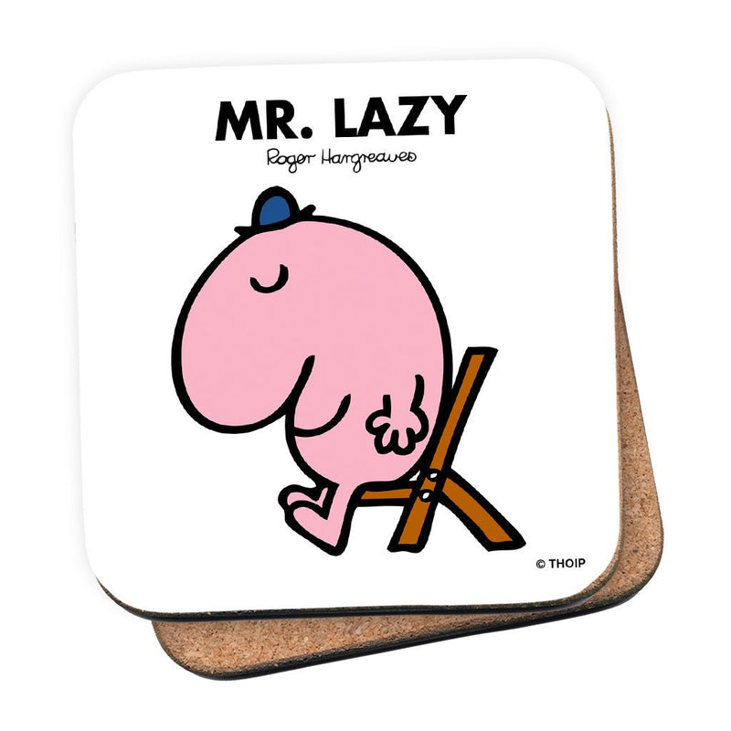 Mr. Lazy Cork Coaster