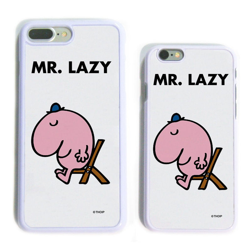 Mr. Lazy White Phone Case