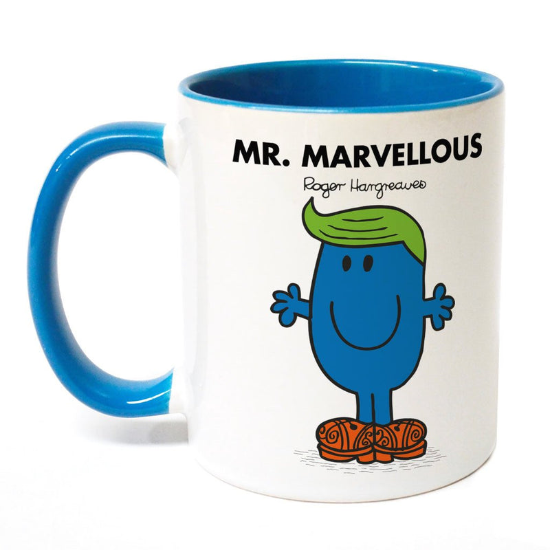 Mr. Marvellous Large Porcelain Colour Handle Mug