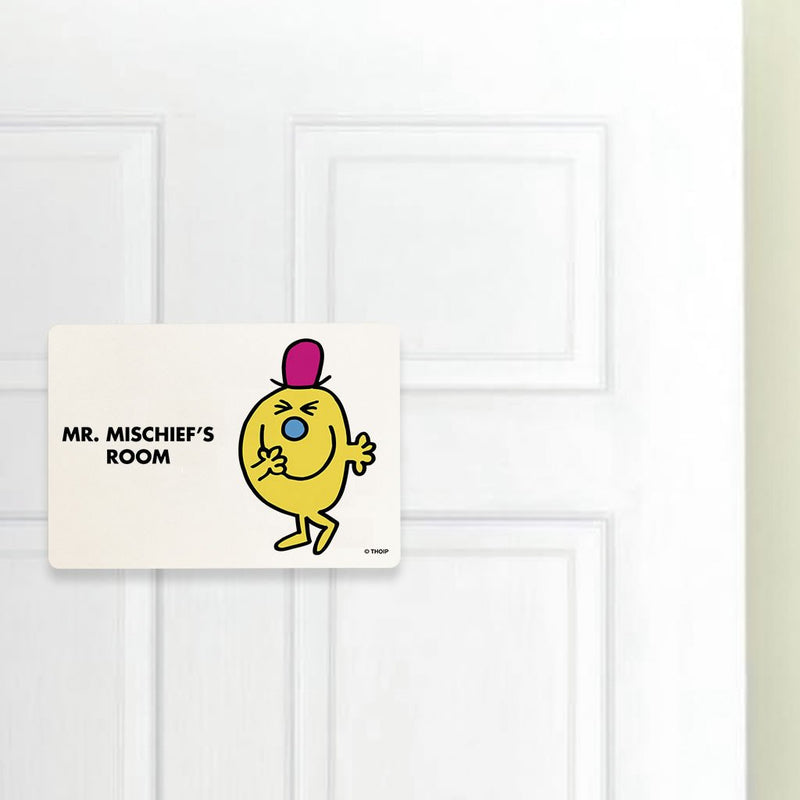 Mr. Mischief Door Plaque (Lifestyle)