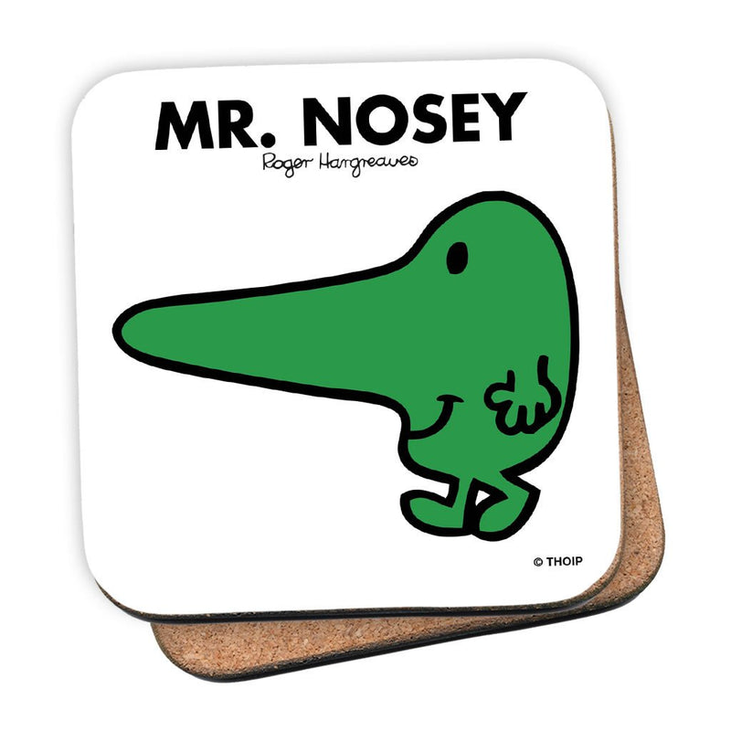 Mr. Nosey Cork Coaster
