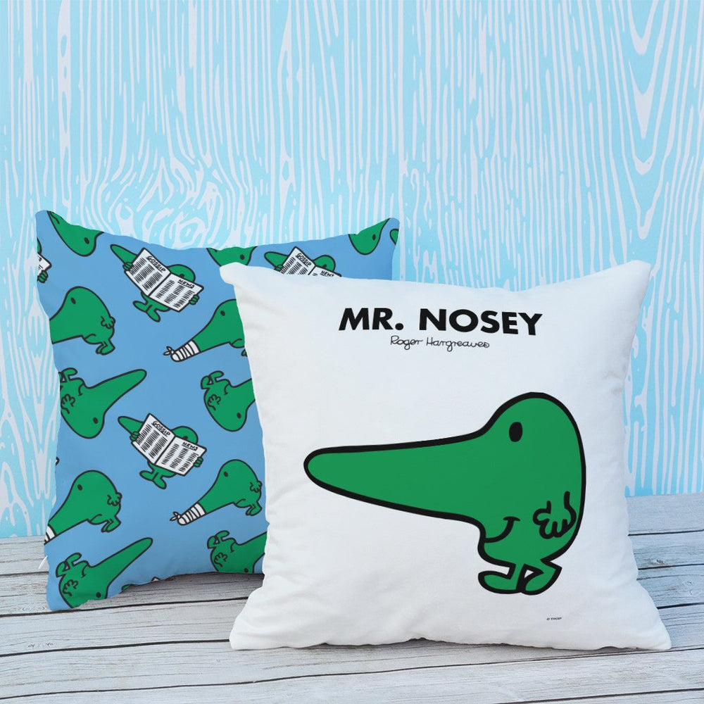 Mr. Nosey Micro Fibre Cushion - Classic Design for Mr Men and Li