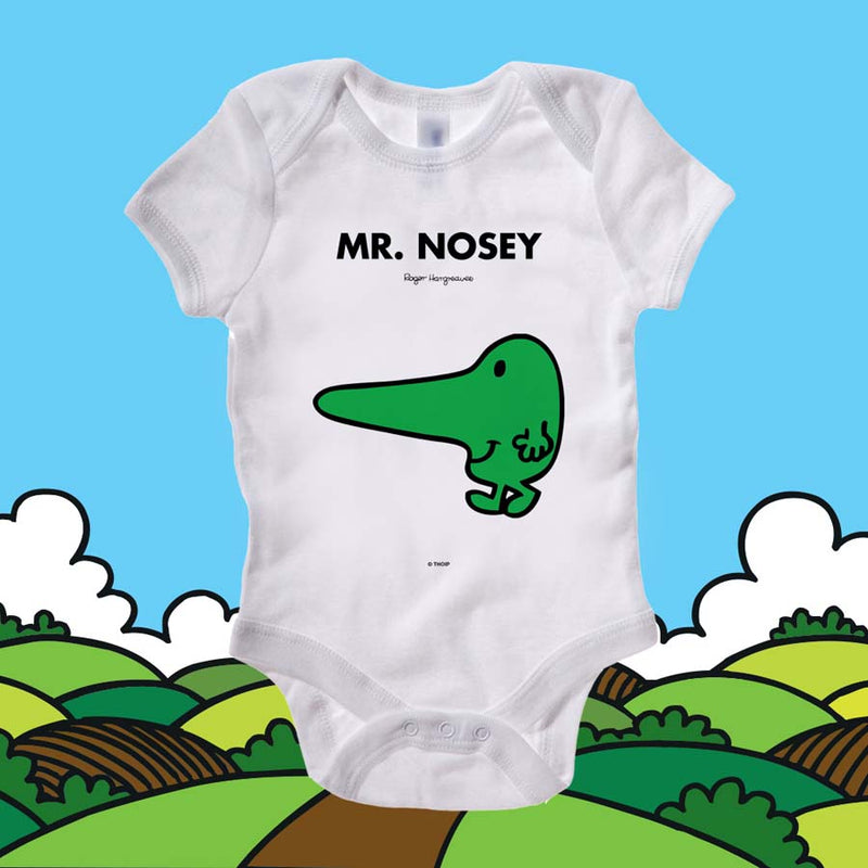 Mr Nosey Baby Grow