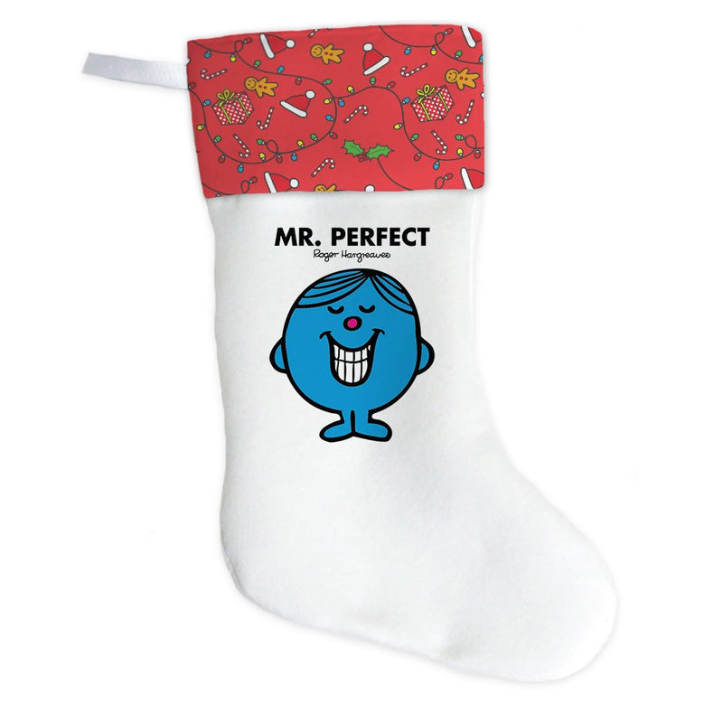 Mr. Perfect Christmas Stocking (Front)