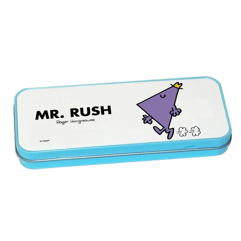 Mr. Rush Pencil Case Tin (Blue)