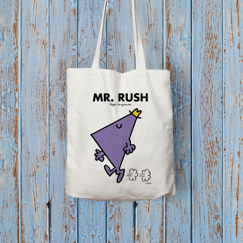 Personalised Mr. Rush Long Handled Tote Bag
