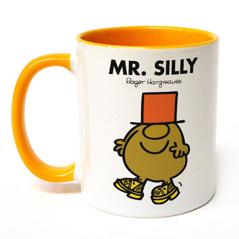 Mr. Silly Large Porcelain Colour Handle Mug