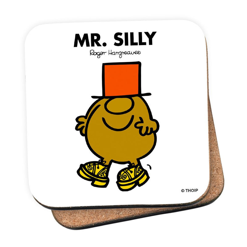 Mr. Silly Cork Coaster