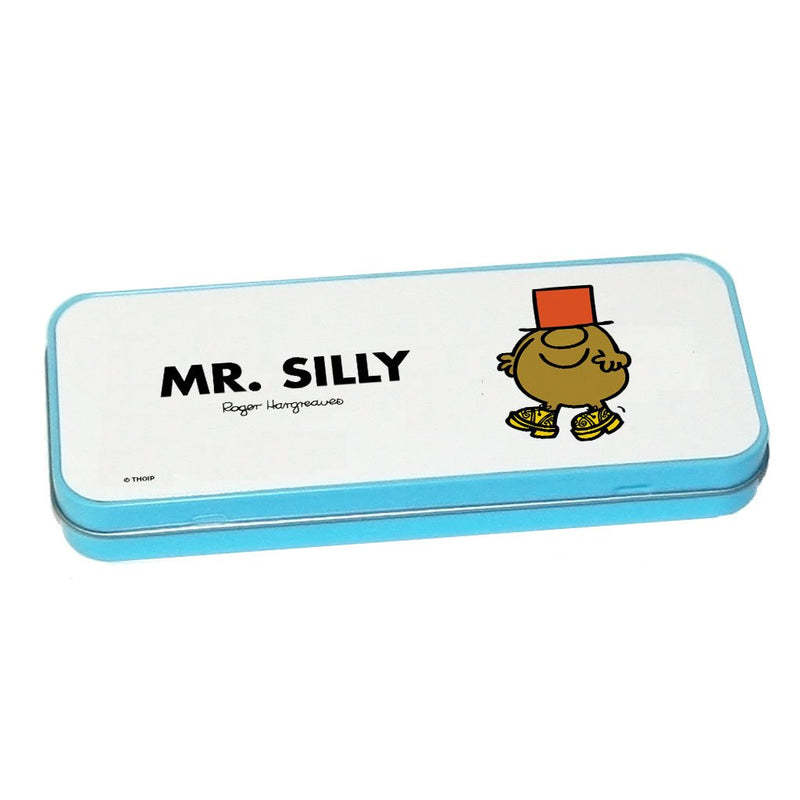 Mr. Silly Pencil Case Tin (Blue)