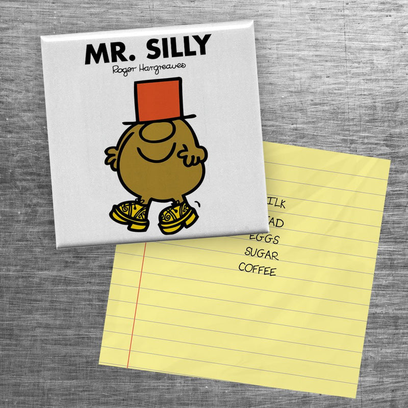 Mr. Silly Square Magnet (Lifestyle)