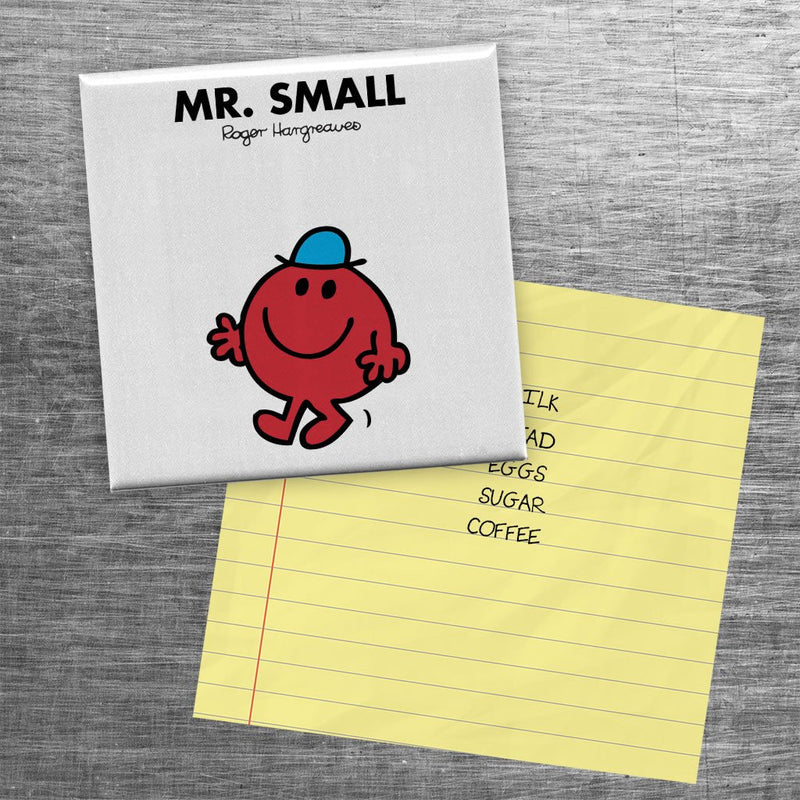 Mr. Small Square Magnet (Lifestyle)